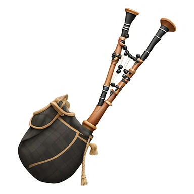Bagpipe sticker