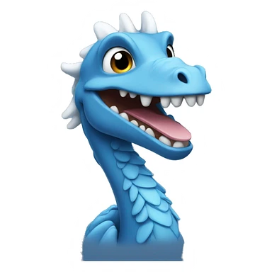 Blue drake sticker