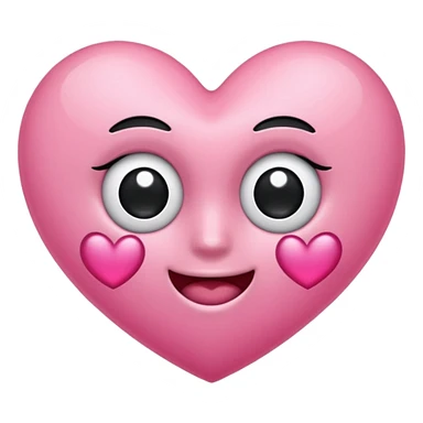 Gerente um coração rosa sticker