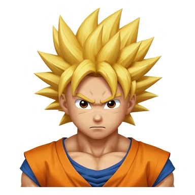 Goku super Sayayín sticker