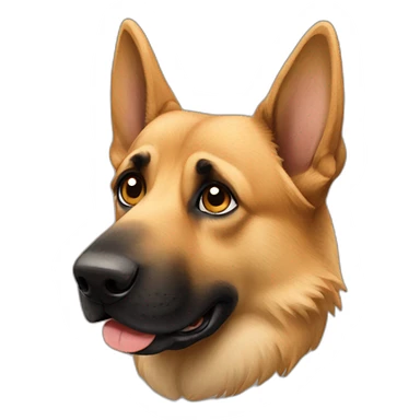 German sheperd sticker