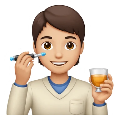 I need an emote for taking a shot sticker