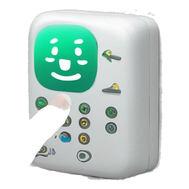 WhatsApp emoji hand control rc using aircond remote  sticker