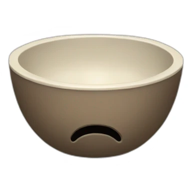 Sad bowl sticker