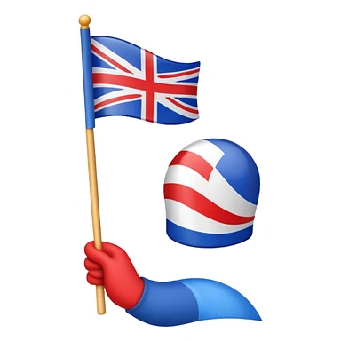 finish flagg sticker