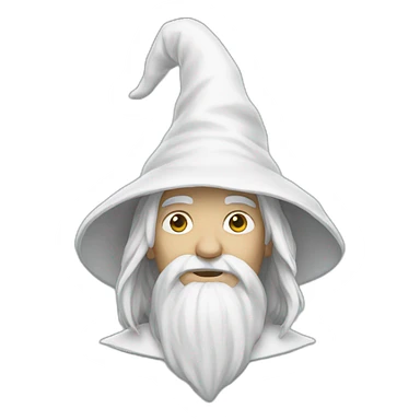 White wizard sticker