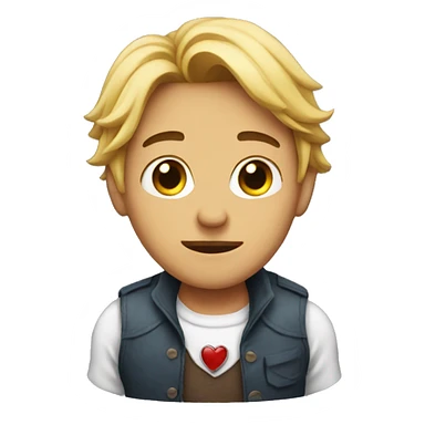 Stolen heart sticker