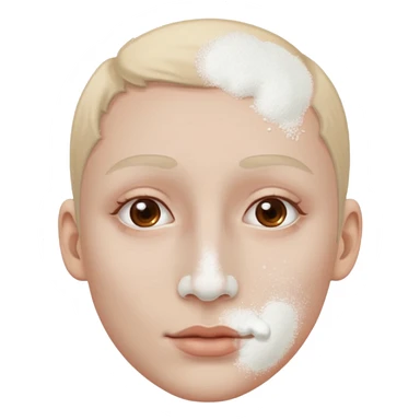 Cocaine nose sticker