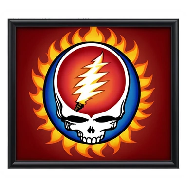 Fire them, Grateful Dead, steal your face sticker