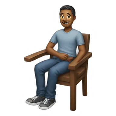 seated sticker
