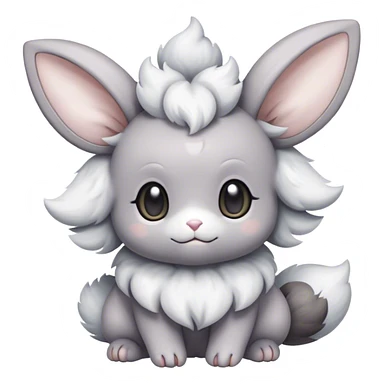 Minccino-Espurr-Cinccino-creature-hybrid sticker