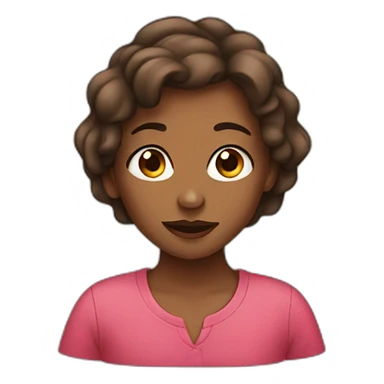 Girl on her period sticker