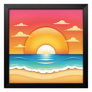 End of summer sticker