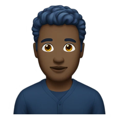 white men dark blue outfit sticker