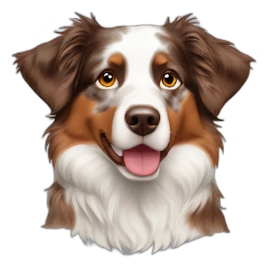 Australian Shepherd red merle sticker