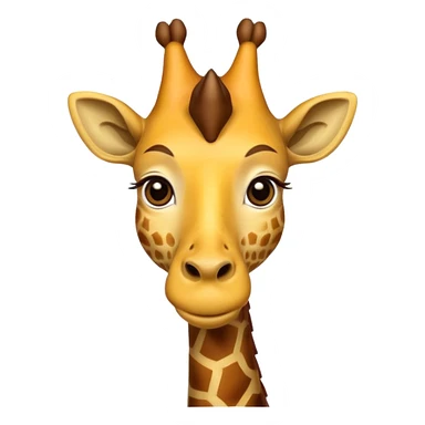 king giraffe sticker