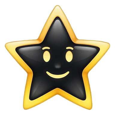 ★☆ - this shows full star and empty star but I want is first half black and second half empty sticker