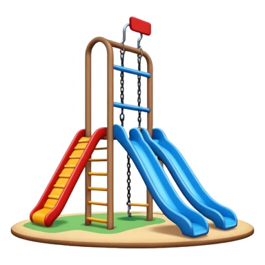 a playground with sports equipment sticker