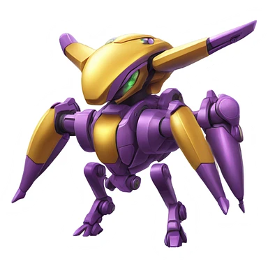 Genesect Pokémon Medabot sticker