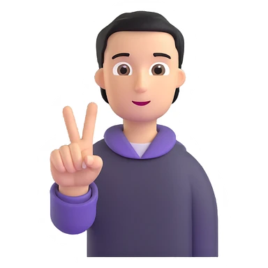 little finger sticker