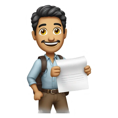 mexican guy excited about a new jo sticker