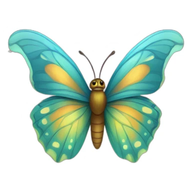 magical butterfly sticker