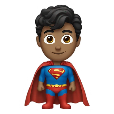 superman-with-black-costume sticker