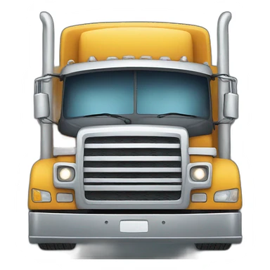 happy heavy truck sticker