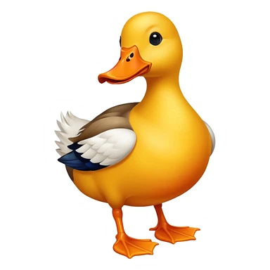 Big mean duck sticker