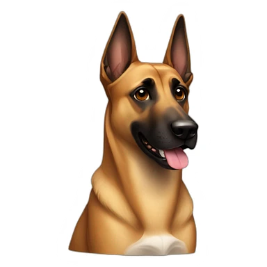 Dog malinois sticker