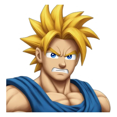 gogeta blue sticker