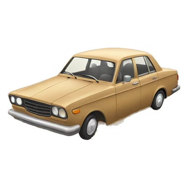 car with autumn leaves on it sticker