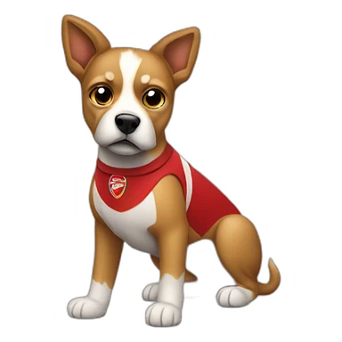 Arsenal football club deadly dog sticker