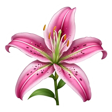 stargazer lily sticker