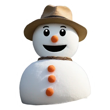 snowman at oregon beach sticker