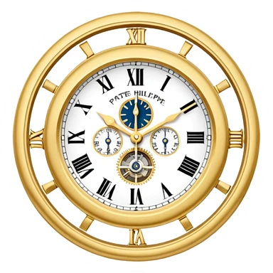 pateck phillipe clock sticker