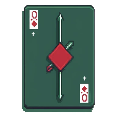 Red Uno reverse card with arrows sticker
