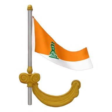 Akhand Bharat flag sticker