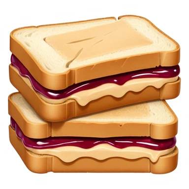 peanut butter jelly sandwich sticker