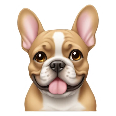 A fawn frenchie sticker