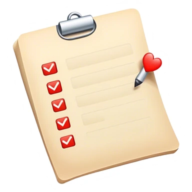 a form with lots of check boxes sticker