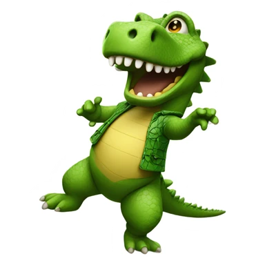 Cocodrilo bailando  sticker