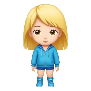 A chibi Cartoon sticker