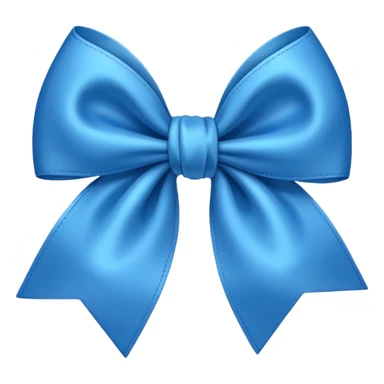 emoji moño azul sticker