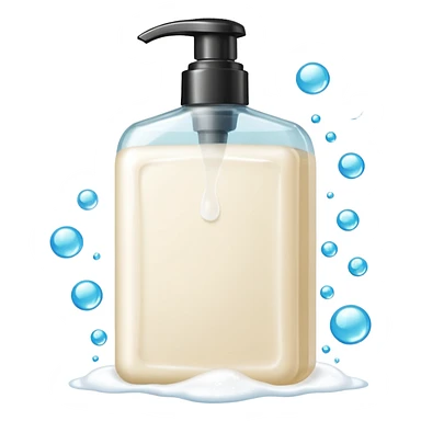 Soap and shampoo sticker