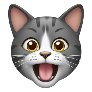 Cat surprised  sticker
