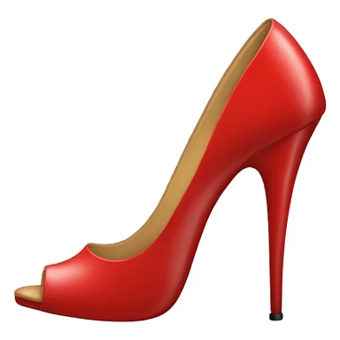 heels with red bottom   sticker