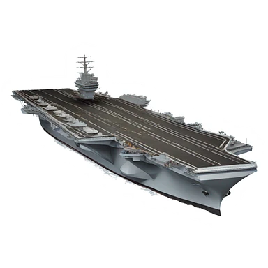 Sky blue aircraft carrier sticker