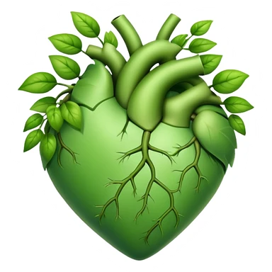 Plant heart  sticker