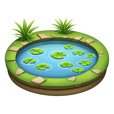 water pond sticker